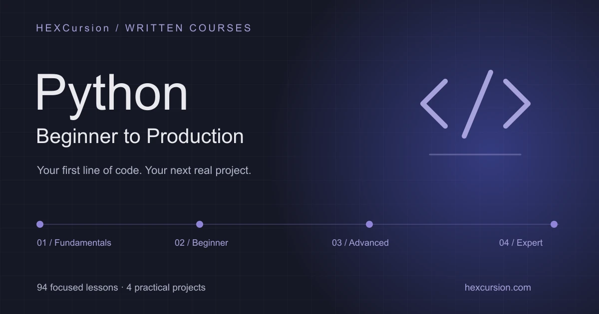 Python: Beginner to Production